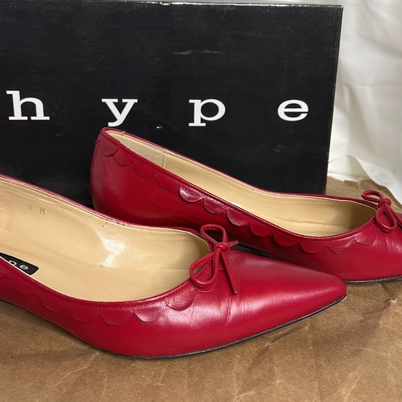 Hype low heel pumps Winter Red 8 - Picture 14 of 17